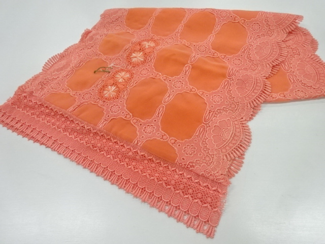 JAPANESE SHAWL / VELVET / LACE / RIBBON-ORI / FLOWER